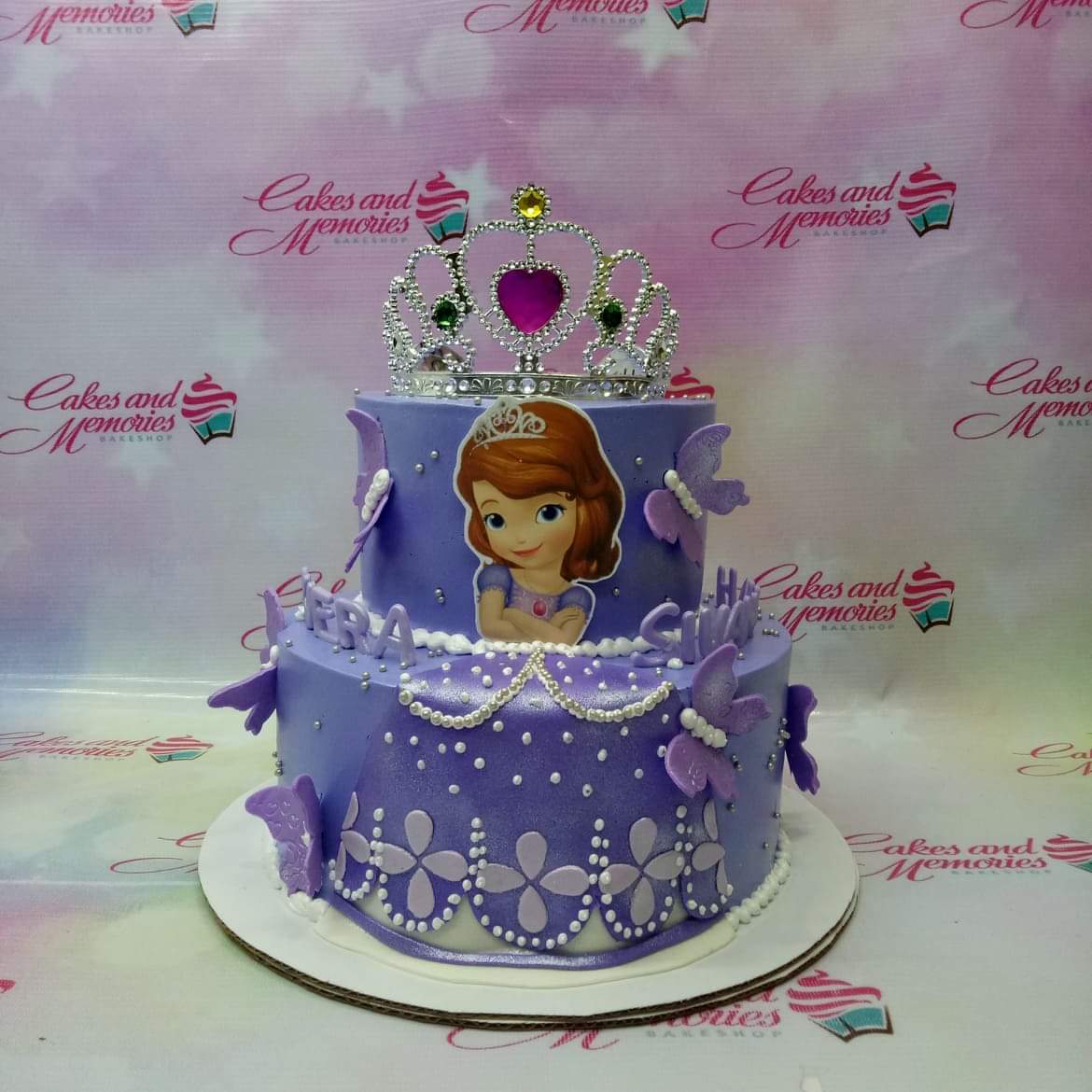 Disney Princess Sofia Round Photo Cake Delivery in Delhi NCR - ₹1,149.00  Cake Express