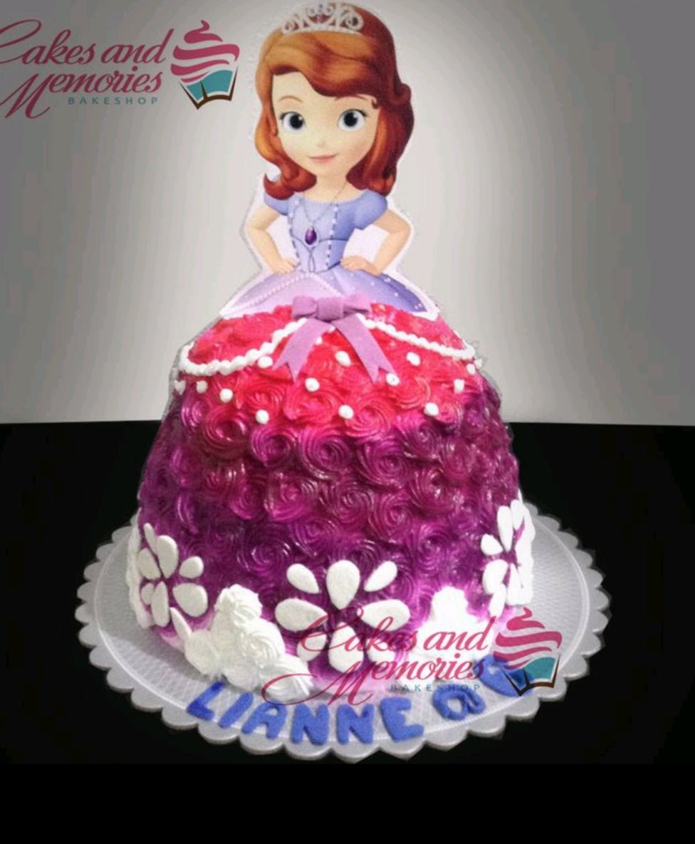 Cake Designs for Baby Girl. Sofia Photo Cake. Noida & Gurgaon – Creme Castle