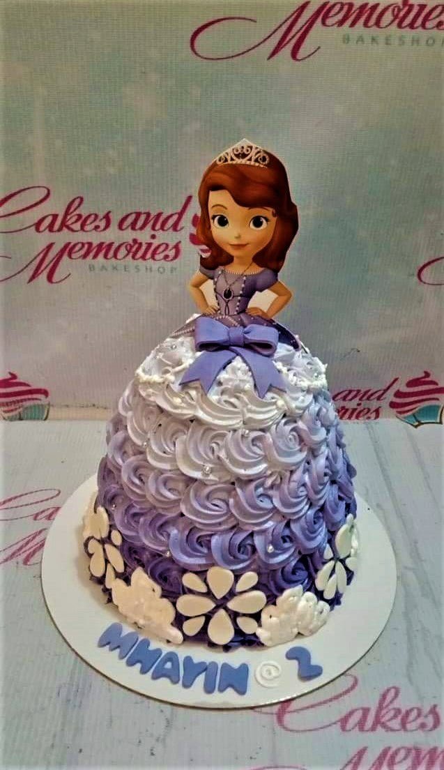 princess sofia dress cake Princess Sofia Cake Topper: Birthday Party Decoration