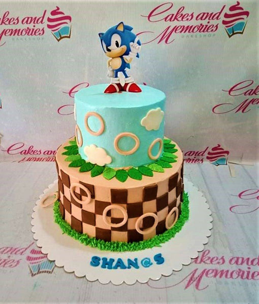 Sonic the Hedgehog Birthday Cake (5) | Baked by Nataleen