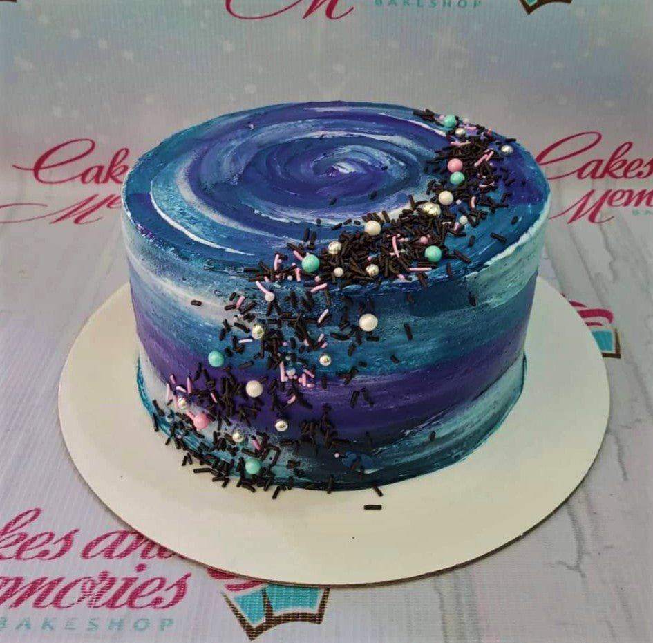Chocolate Galaxy Cake