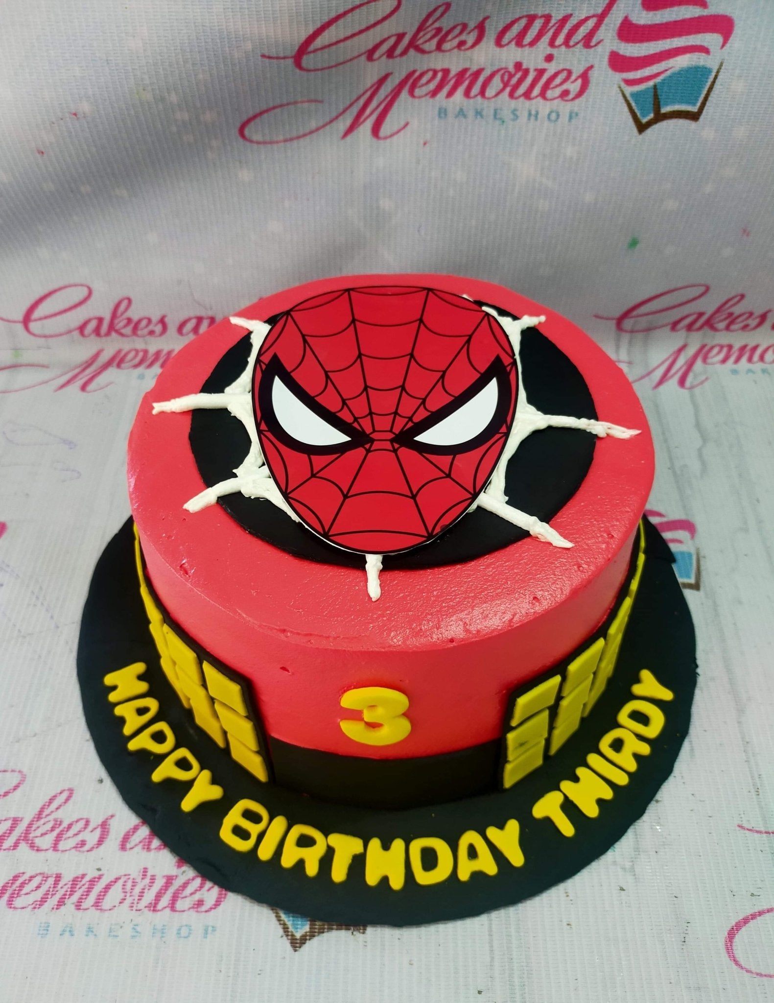 Spiderman Layer Cake
