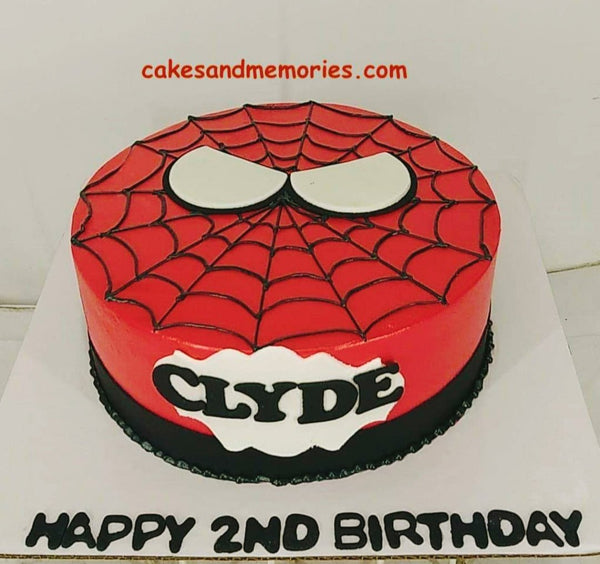 Spider-man Face Cake - Mr T's Bakery