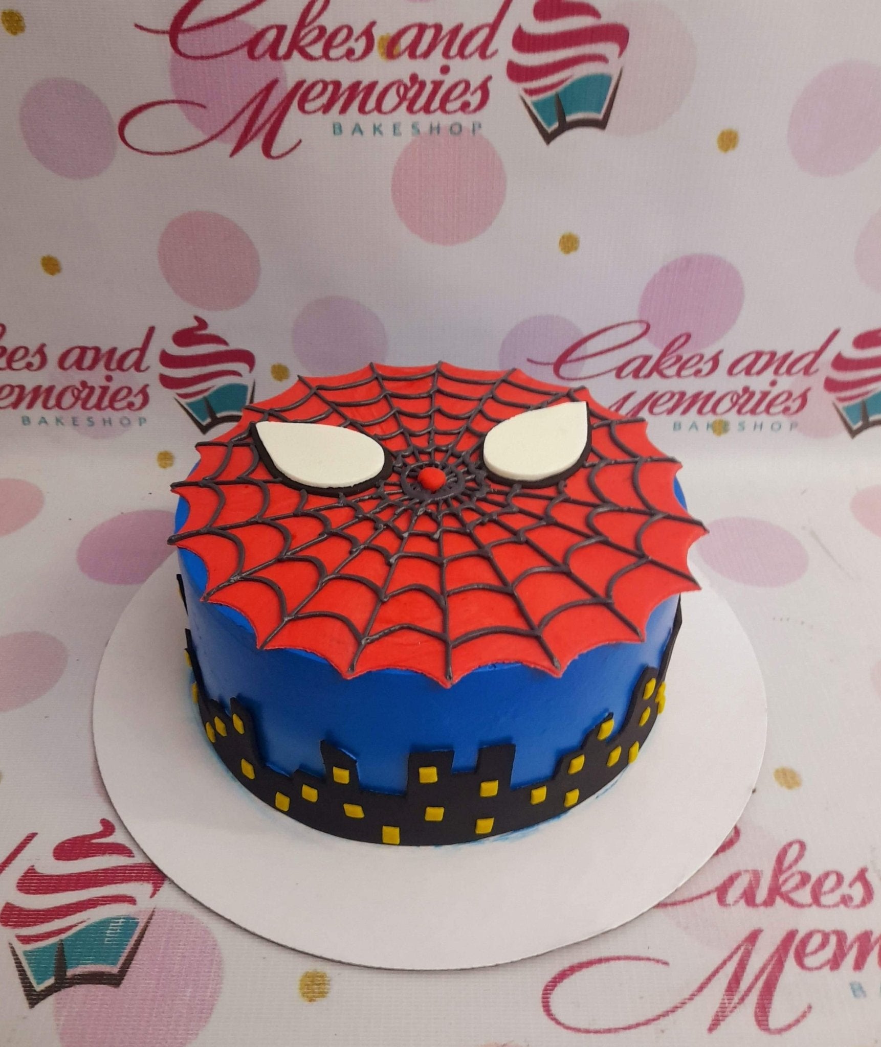 Simple Spider Man Cake | Birthday cakes for men, Spiderman birthday cake,  Cool birthday cakes