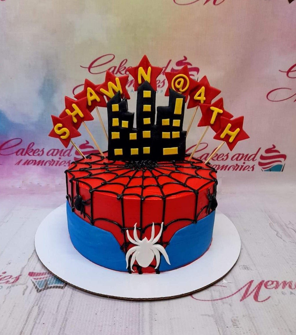 The Bake More: Crawling Spider-Man Cake - Instructions