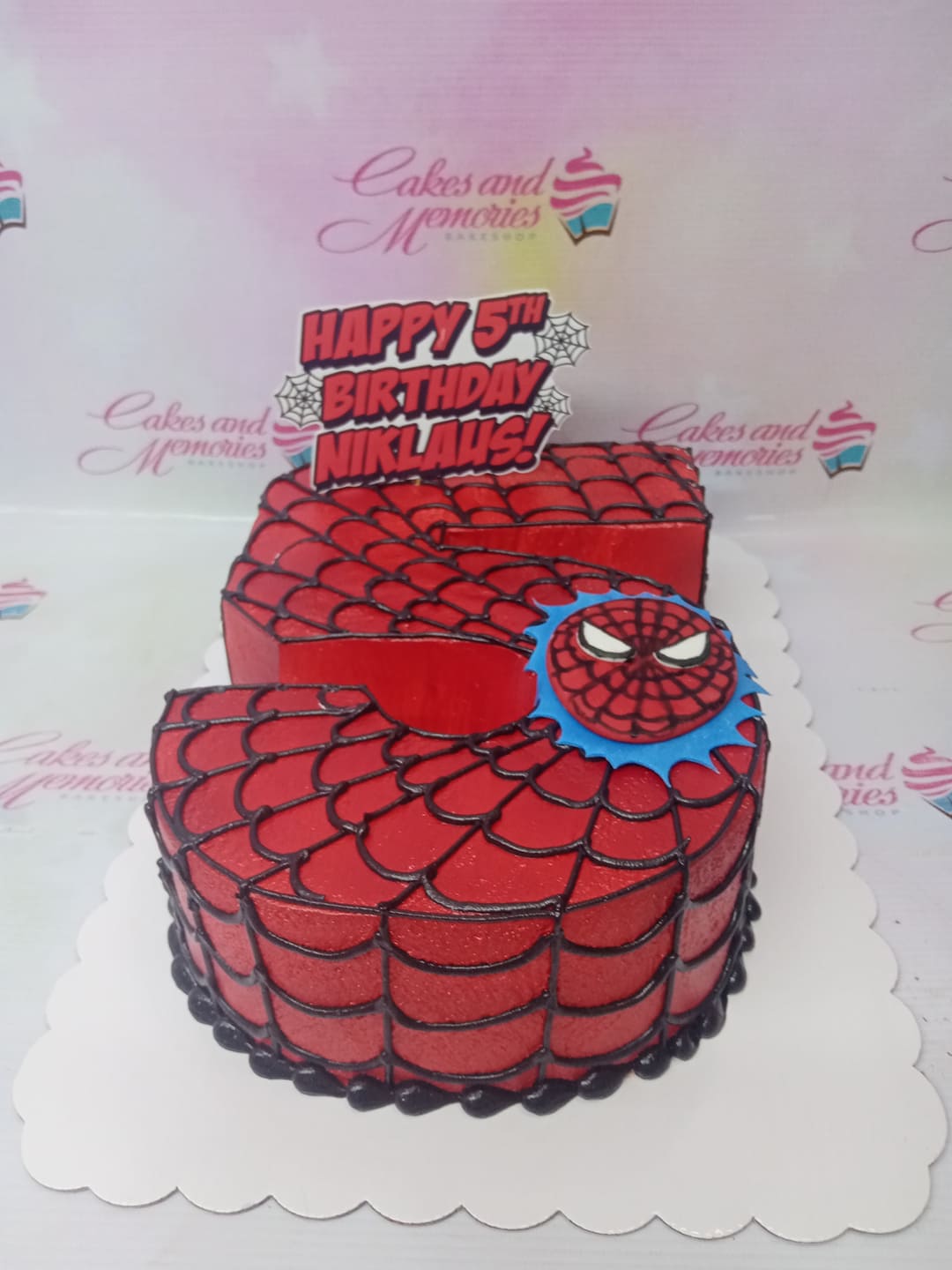 Spider Man Design Cake (2 KG)