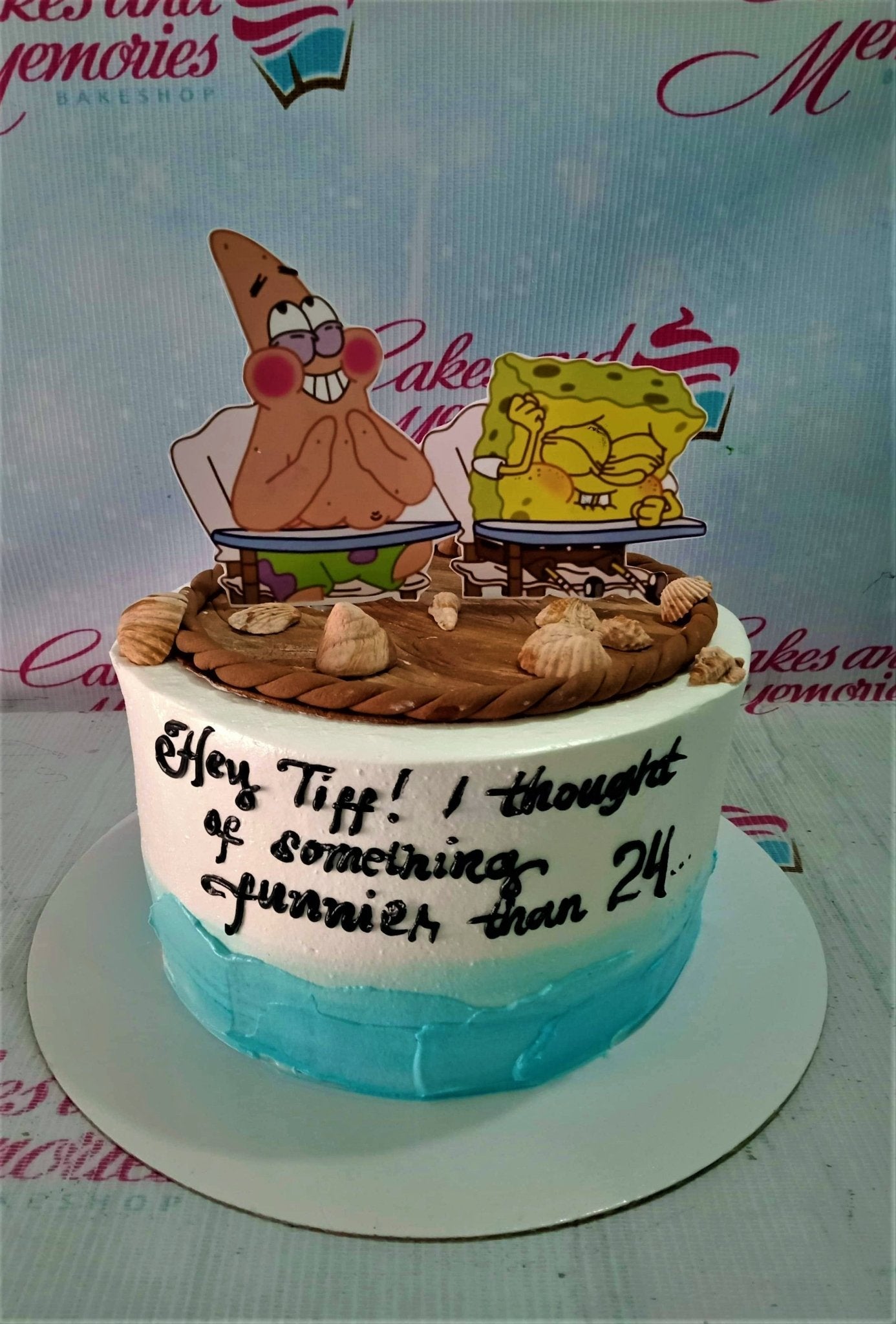 Spongebob Cake - 1108 – Cakes and Memories Bakeshop