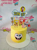 1 layer, 1 tier, 1layer, 1tier, Birthday Cakes, Customized Cakes, kids tv, nickelodeon,  Printout Topper, Rush Orders, RushOrders, Sheet5, Yellow