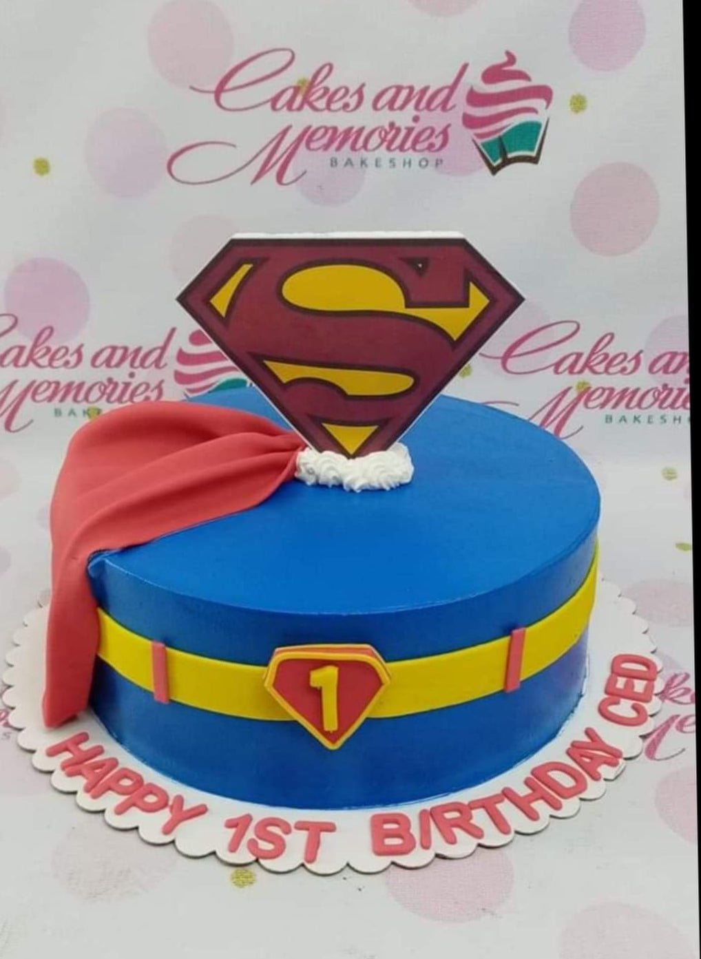 Super Man Theme Kids Birthday Cake - Cake Square Chennai | Cake Shop in  Chennai