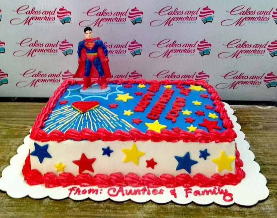 Superman First Birthday Cake - Customized Cakes in Lahore