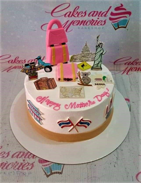 Travel Cake - 1113 – Cakes and Memories Bakeshop