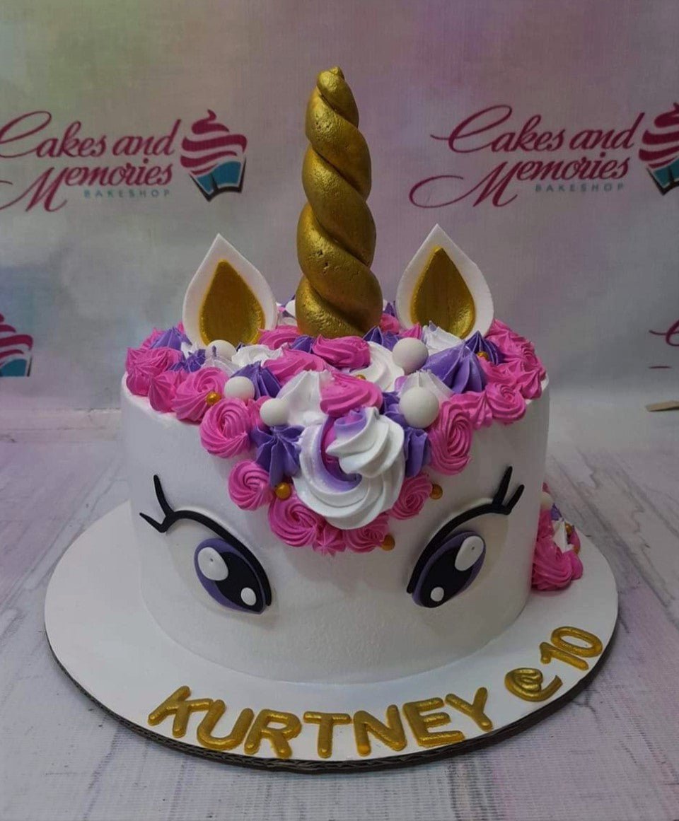 Rainbow Unicorn Cake - The cake fairy