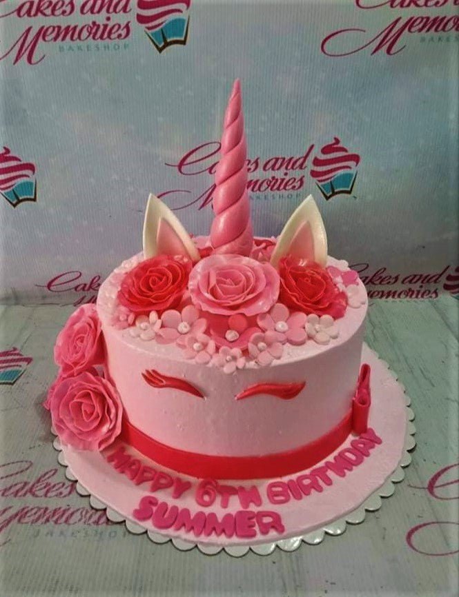 M390) Unicorn Theme Birthday Cake (1 Kg). – Tricity 24