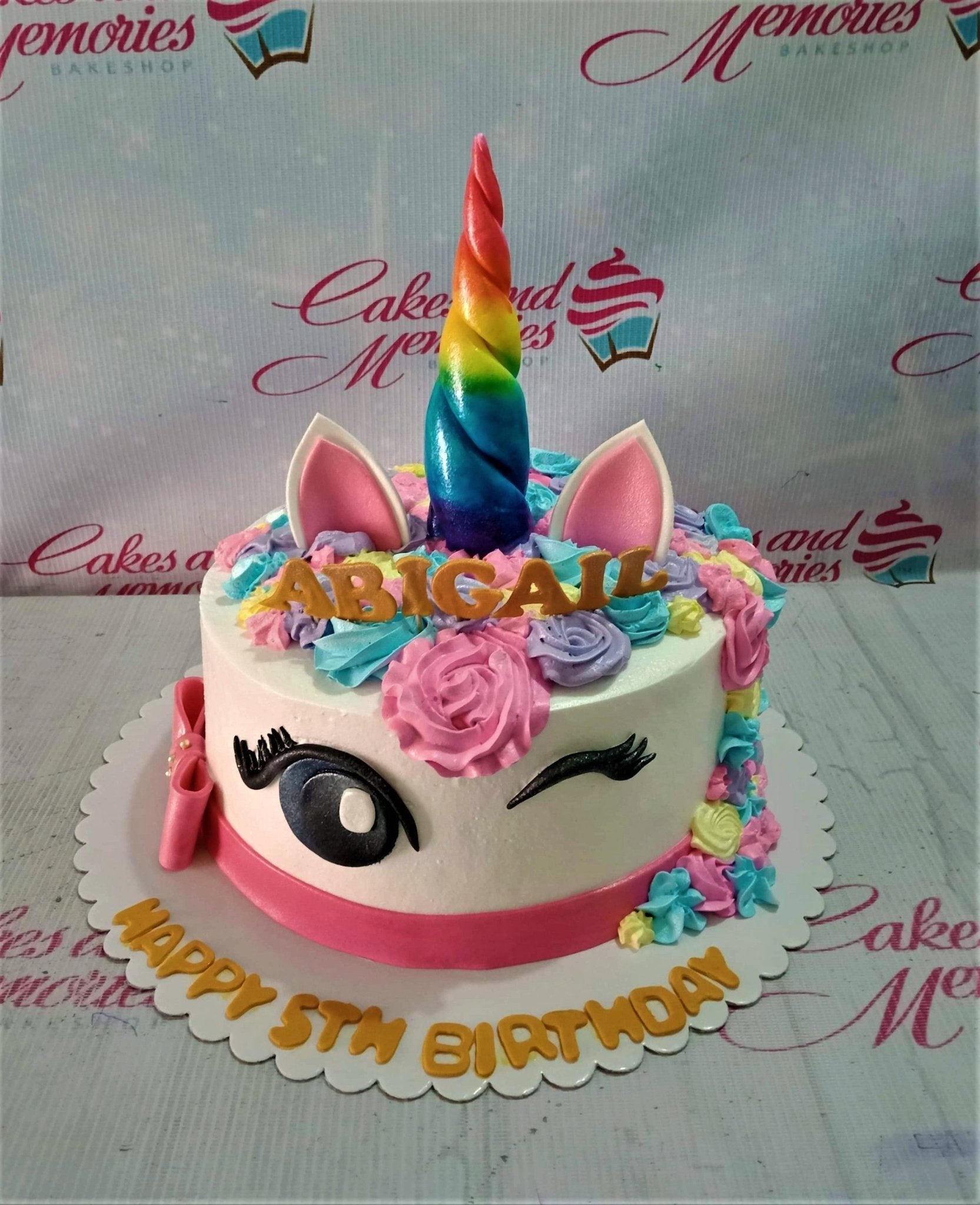 Rainbow Unicorn Cake for Kids
