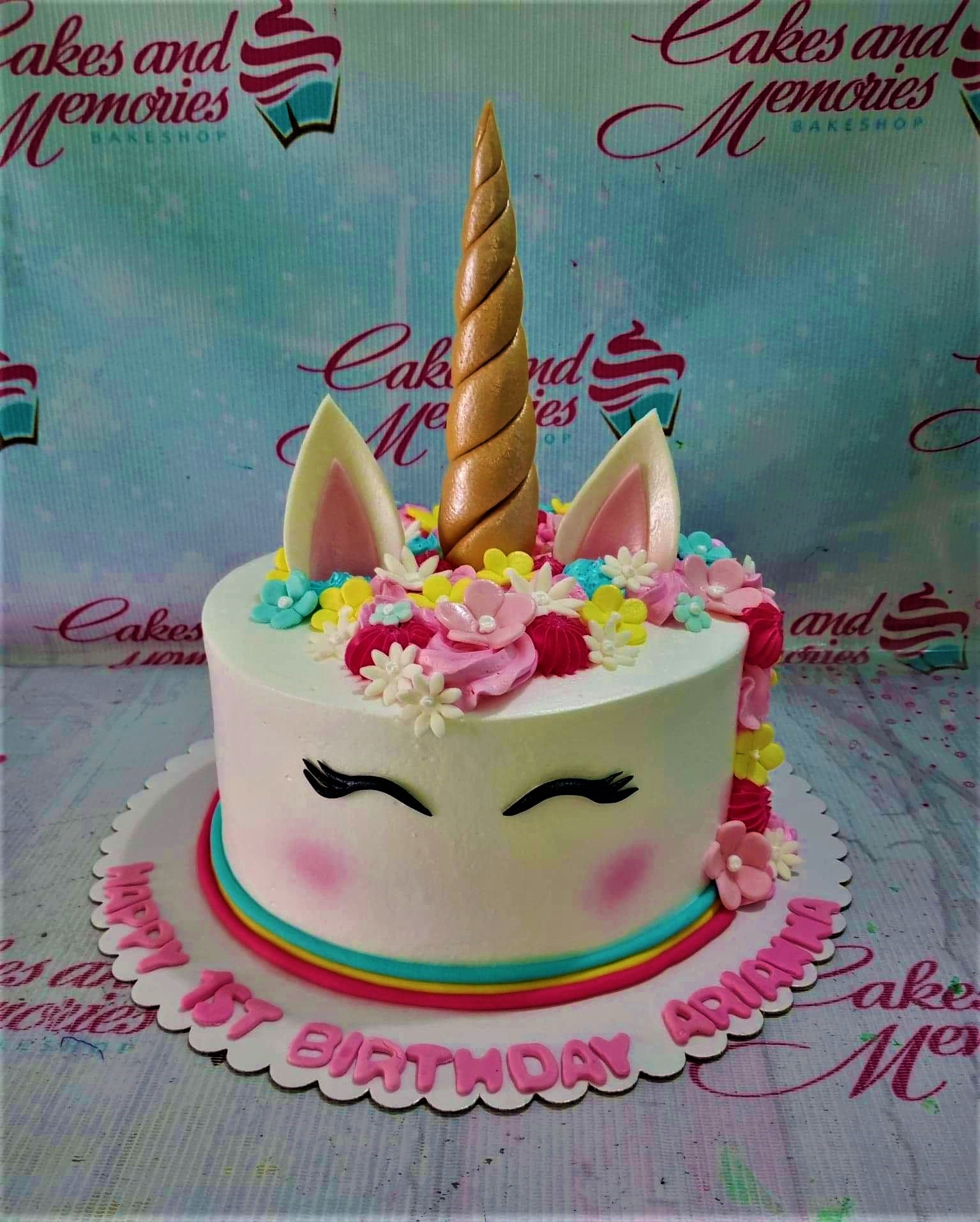 Unicorn Tier Cake- MyFlowerTree