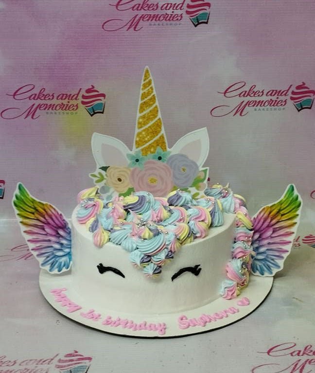 Unicorn Cake Decoration Unicorn Party Decoration Unicorn Horn Eyelashes  Wings Ki | eBay