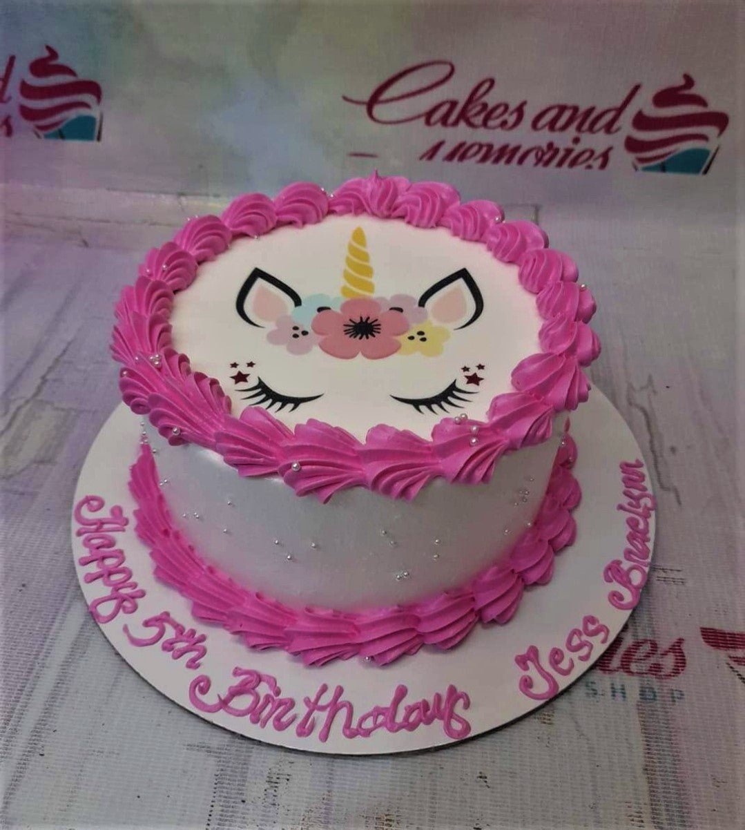 Little Unicorn 2 Tier Fondant Cake Delivery Chennai, Order Cake Online  Chennai, Cake Home Delivery, Send Cake as Gift by Dona Cakes World, Online  Shopping India
