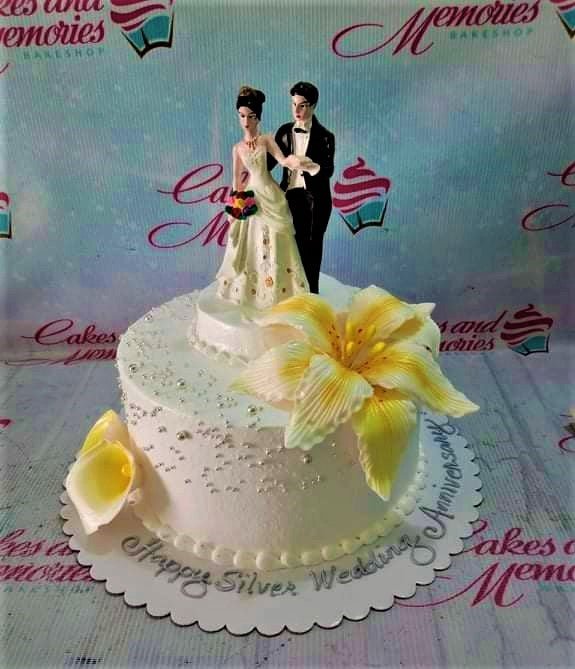 Wedding Cake 1295 – Cakes and Memories Bakeshop