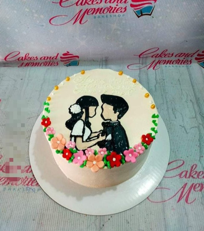 Couple Cake - Duggal Bakers